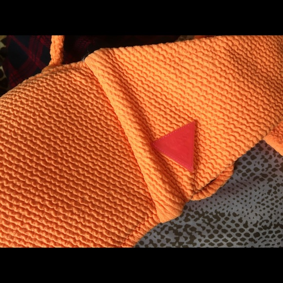 GUESS strapless with a ring bikini top neon orange - Picture 5 of 6